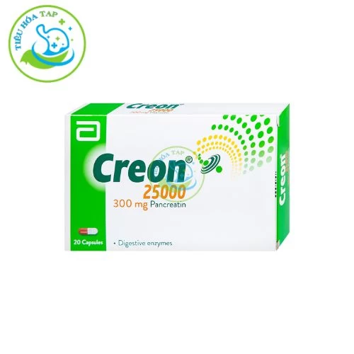 Creon 25000 - Hộp 02 vỉ x 10 viên